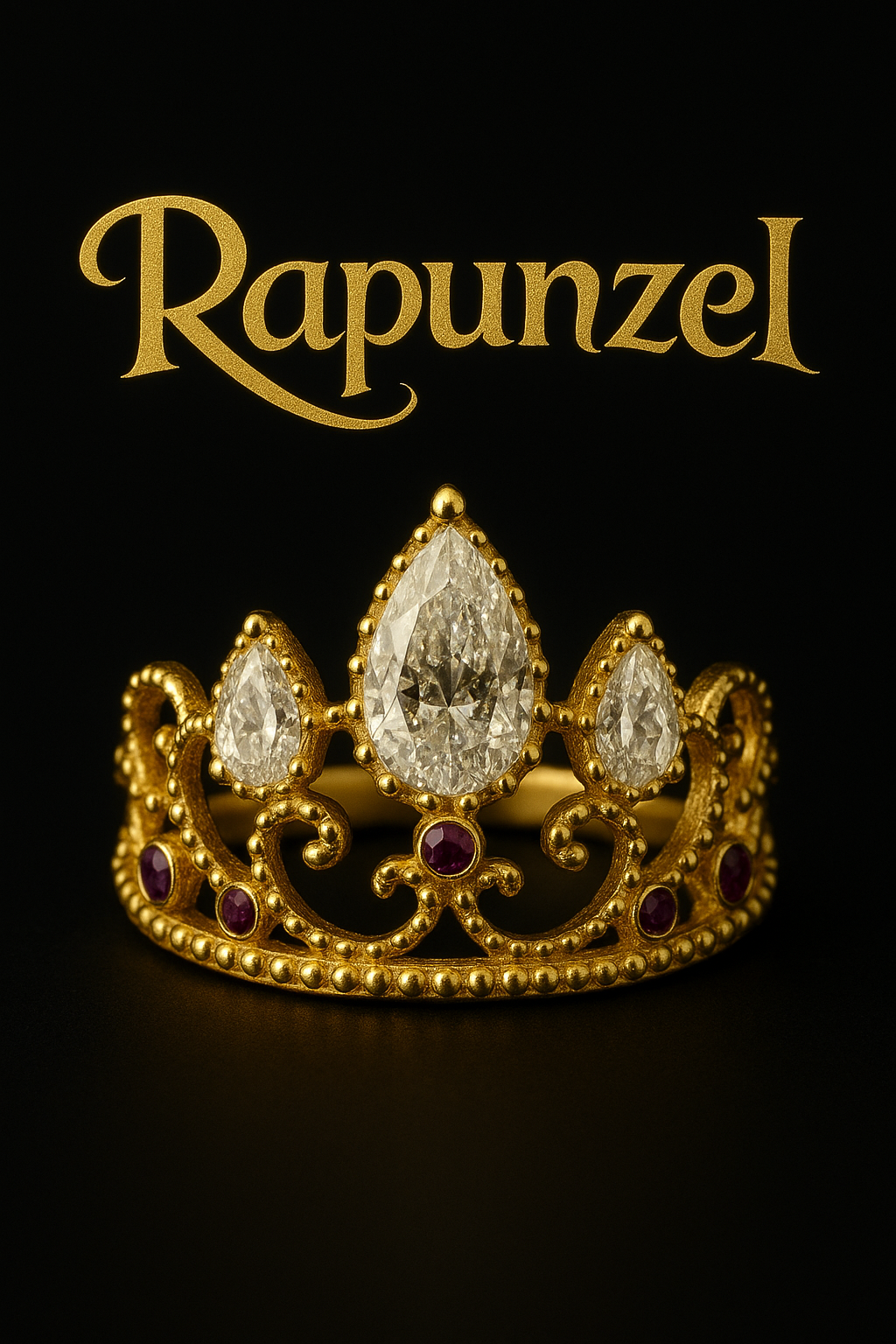 Anillo Corona Princesa Rapunzel D'YABU®