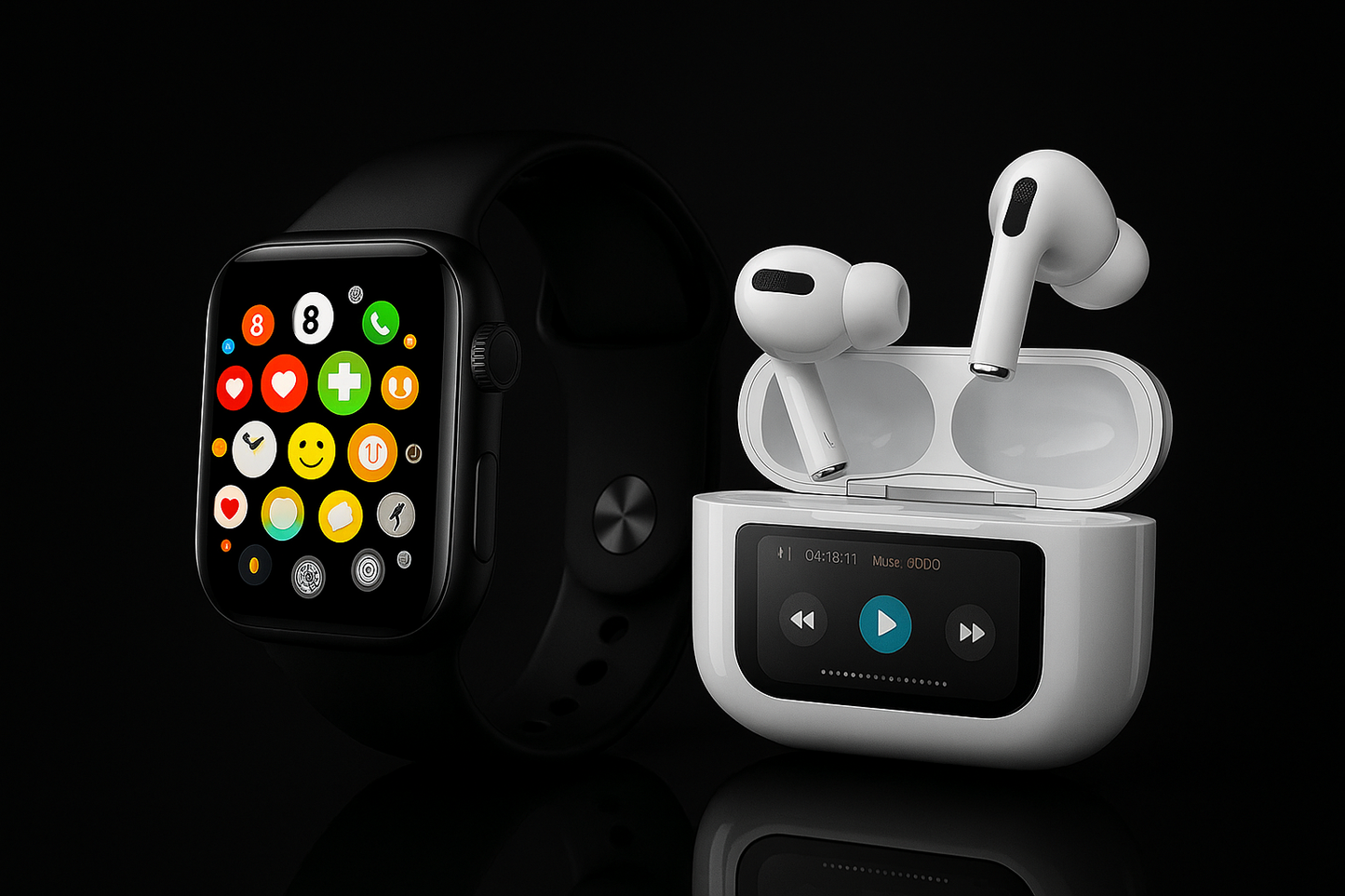 SMART WATCH T500 + AIRPODS CON PANTALLA TECHSMART® GRAN PROMOCIÓN