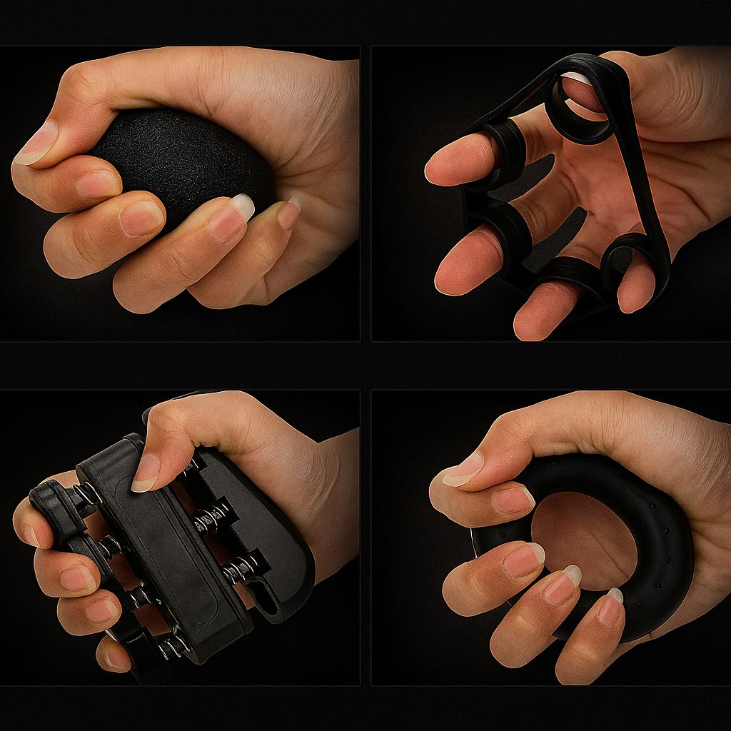 Kit Hand grip ejercitadores de mano x5 FITGYM®